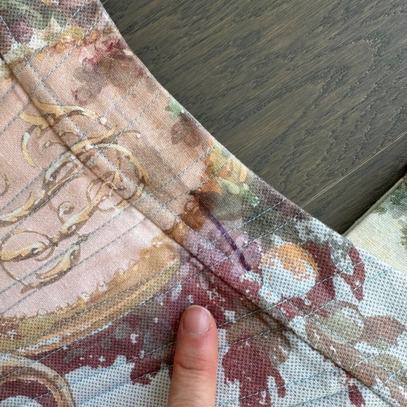 Alice + Olivia Guinevere Floral Damask Bustier Dress Dusk To Dawn - Size 2 - Picture 6 of 11